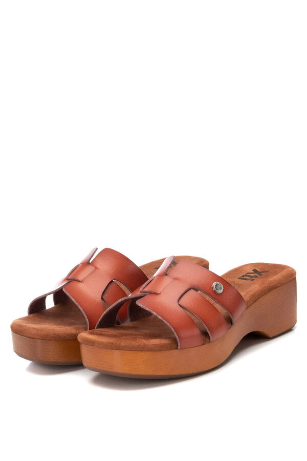 Springfield Women's sandals with a Zueco style brown