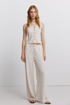 Springfield Drawstring long trousers