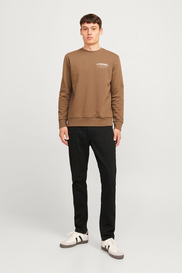 JJ REBEL Slim fit chinos black