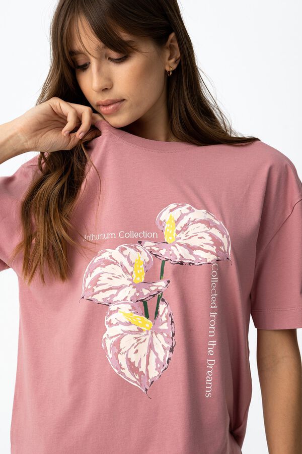 Tiffosi Relaxed fit T-shirt rose