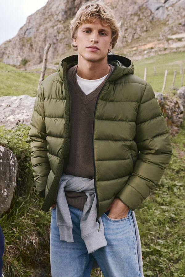 Springfield Thermal puffer jacket beige