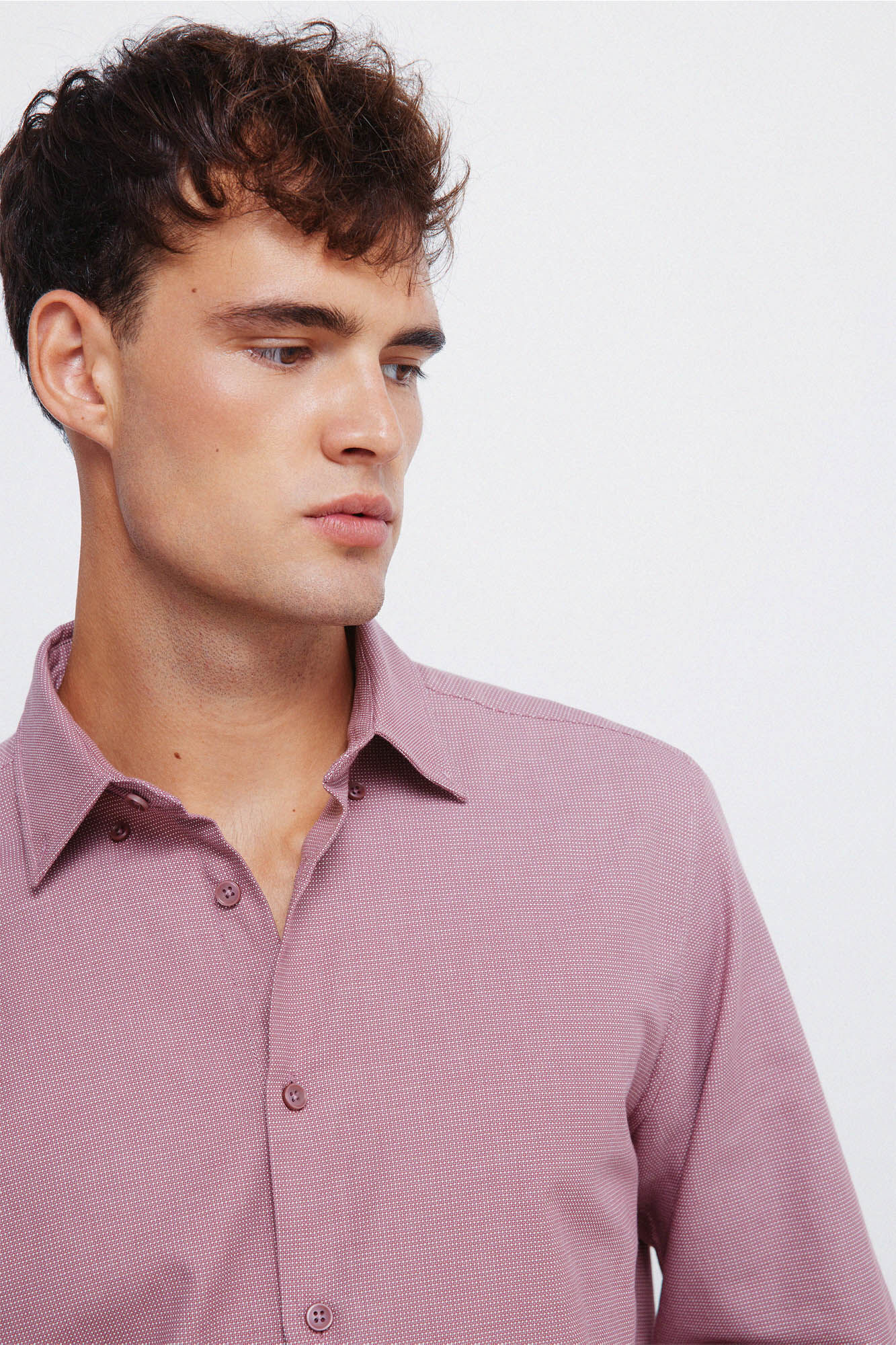 Springfield Two-tone structured dress shirt