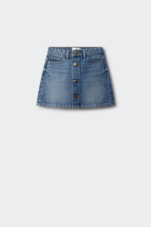 Springfield Kids Falda denim botones ni&ntilde;a azul