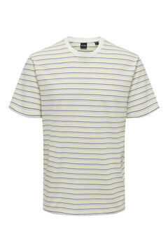 Springfield Camiseta rayas horizontal blanco