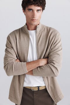 Springfield Basic zip fastening cardigan