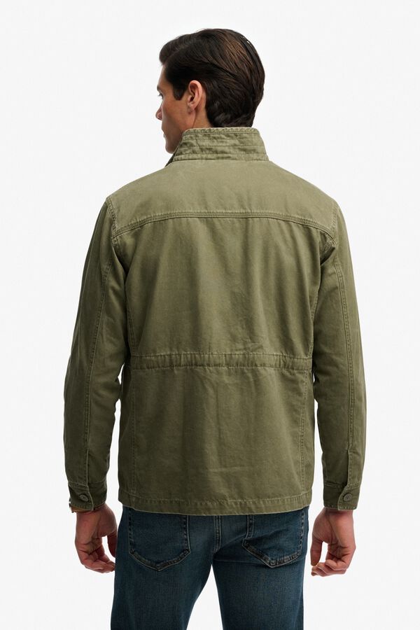 Superdry Chaqueta militar ic&oacute;nica kaki