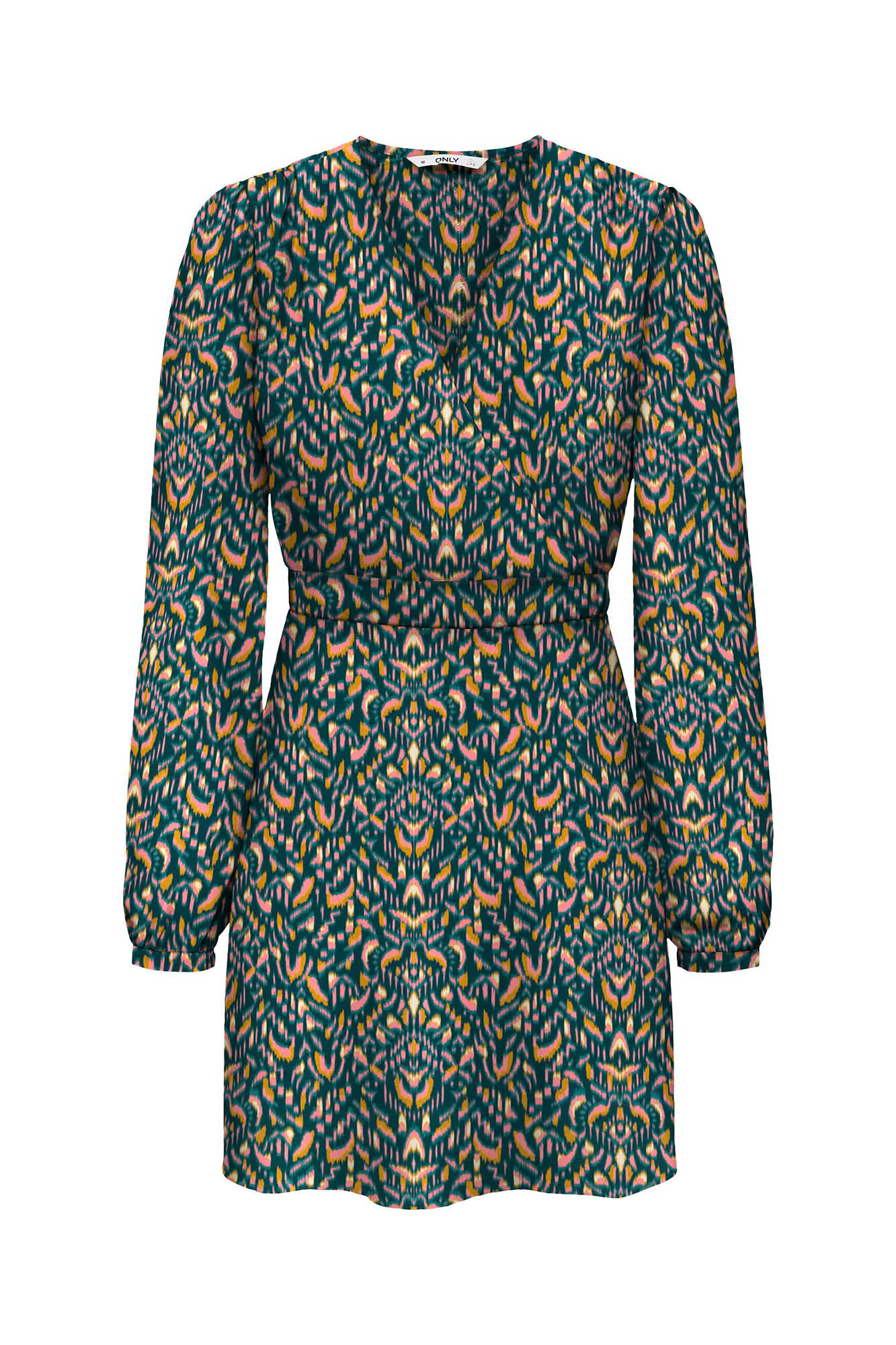 Only Vestido corto cuello pico