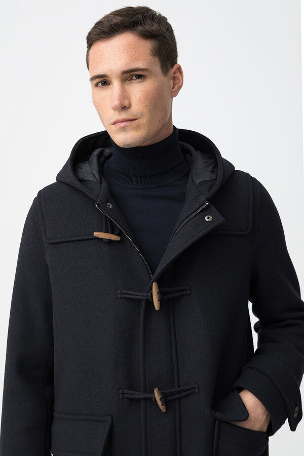 Tiffosi Abrigo con Capucha azul