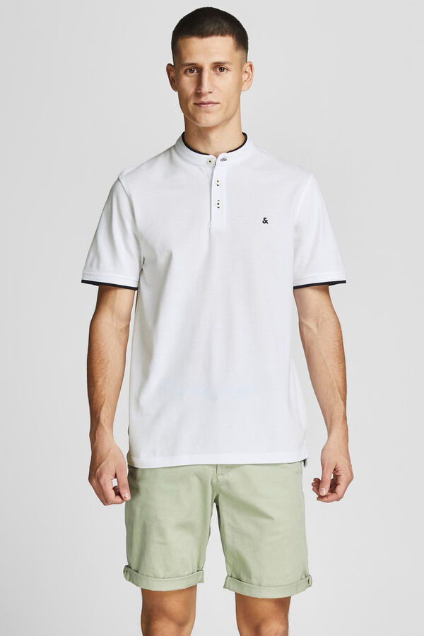 Jack & Jones Polo Mao Slim Fit branco