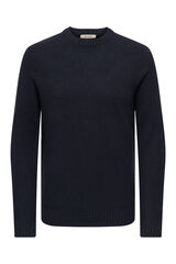 Only & Sons Camisola de gola redonda azul