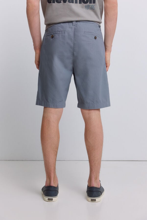 Springfield Lightweight relaxed fit Bermuda shorts blue