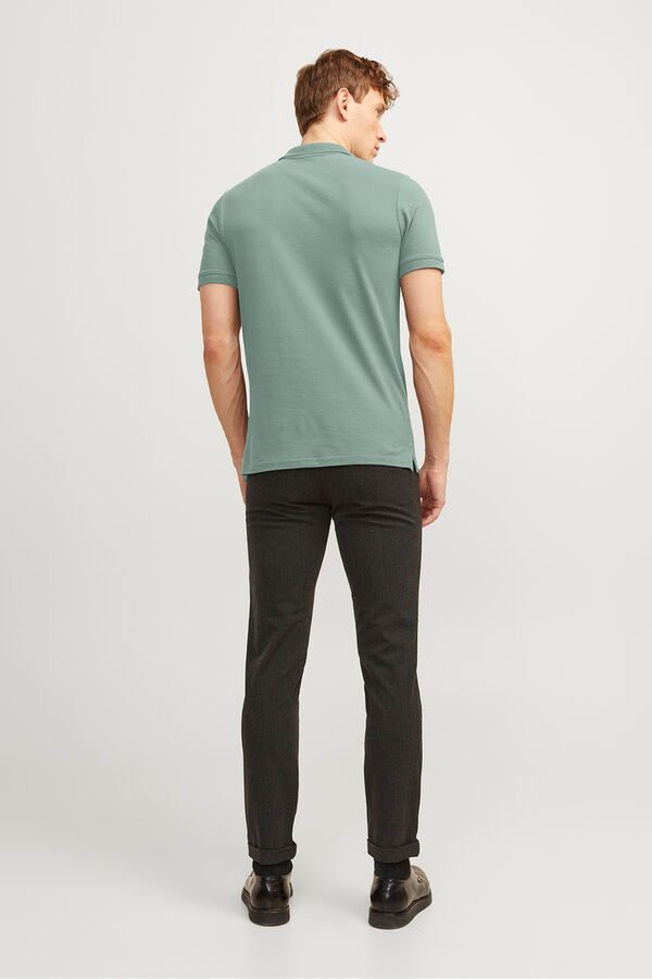 Jack & Jones Slim fit plain polo green