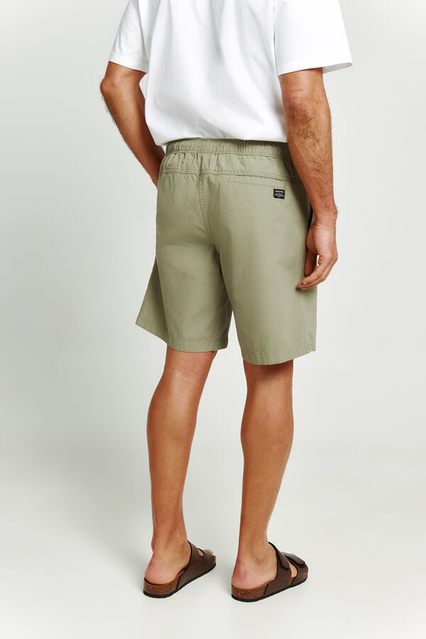 Jack & Jones Bermuda jogger de algod&oacute;n gris