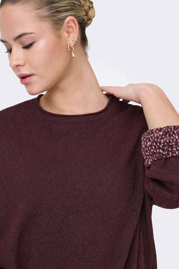 Only Round neck jumper pink