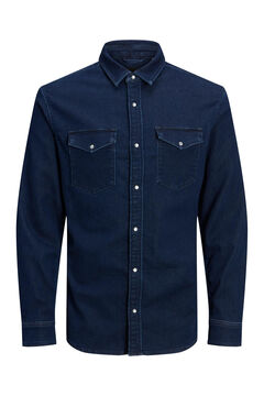 Springfield  Casual cotton shirt bluish