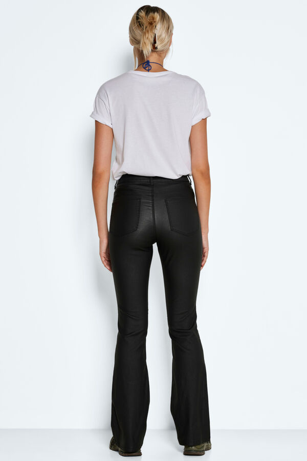 Noisy May Flare Jeans Sallie preto