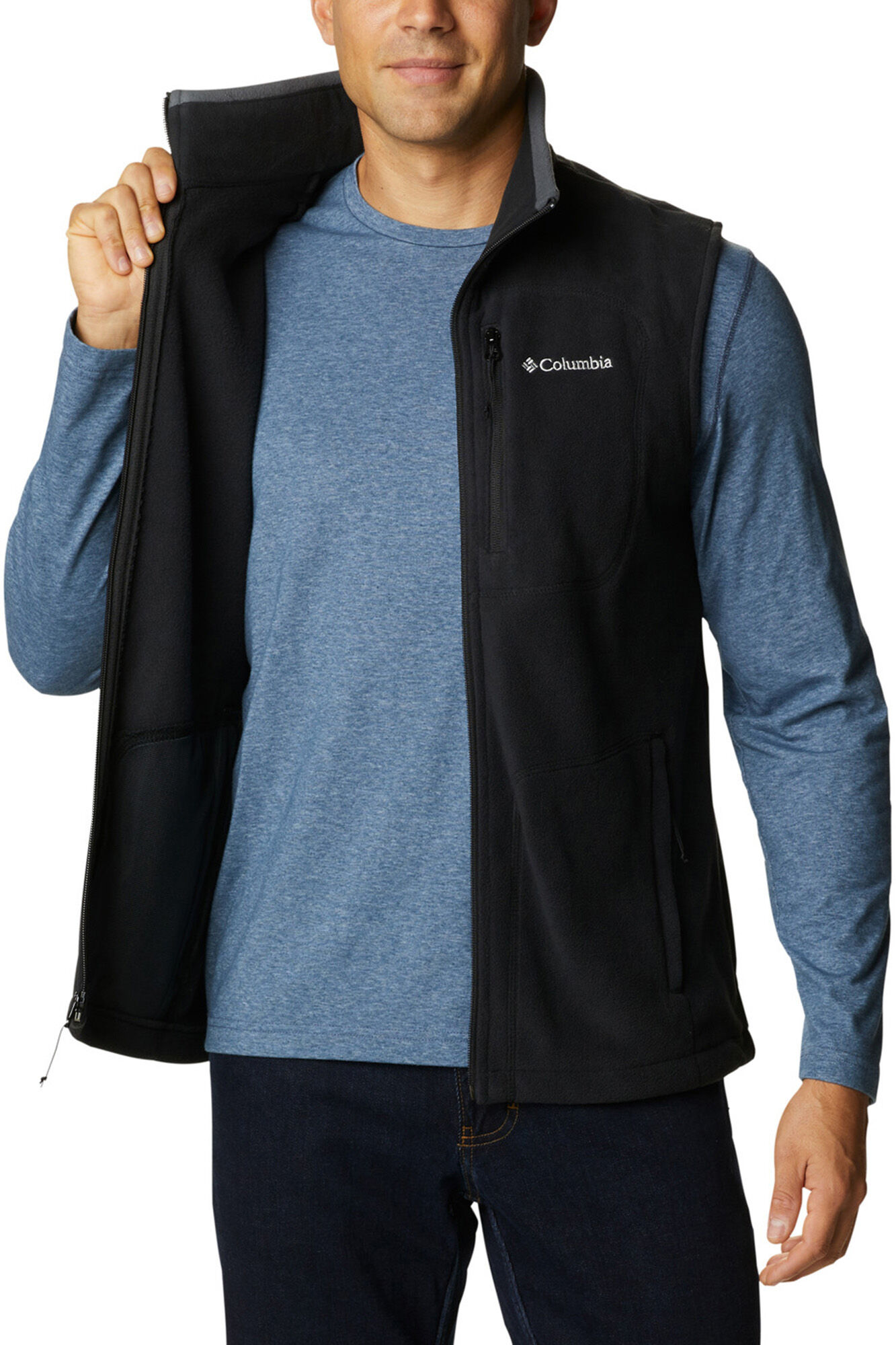 Columbia Chaleco de forro polar Columbia Fast Trek&trade; para hombre