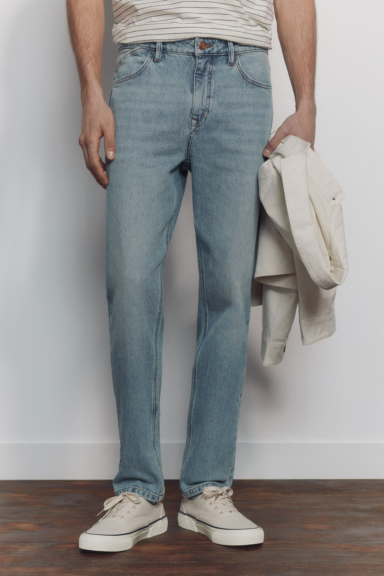 Springfield Overdyed slim fit jeans