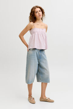 Jack & Jones Top seersucker algod&oacute;n