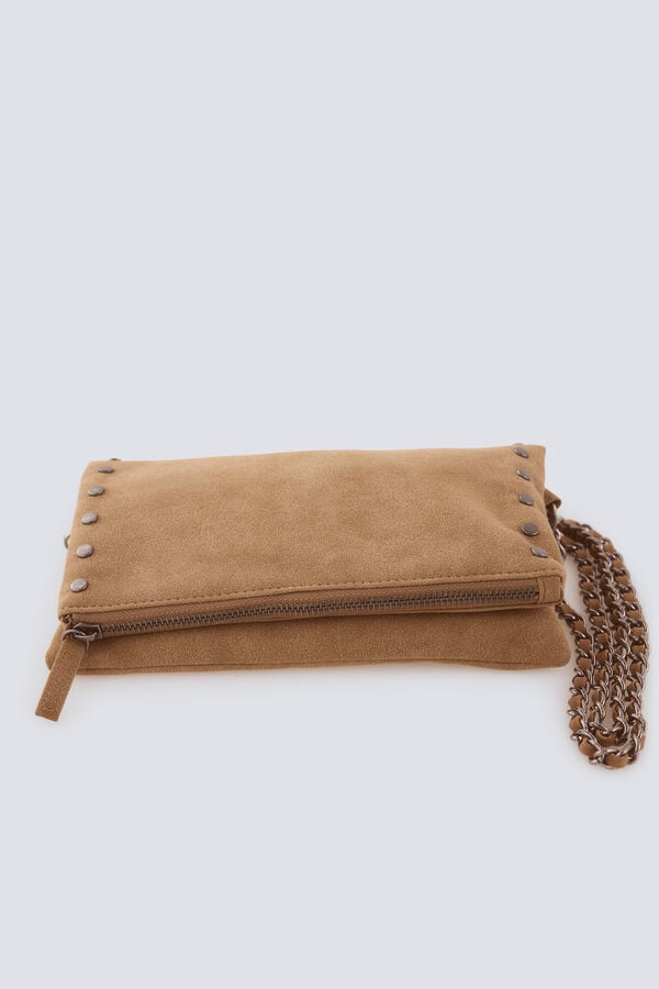 Springfield Studded crossbody bag mink