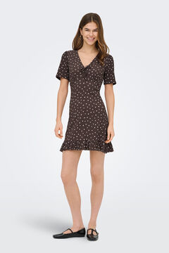 Only Vestido curto de bolinhas