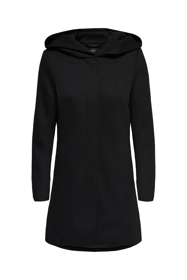 Springfield Lightweight hooded coat black