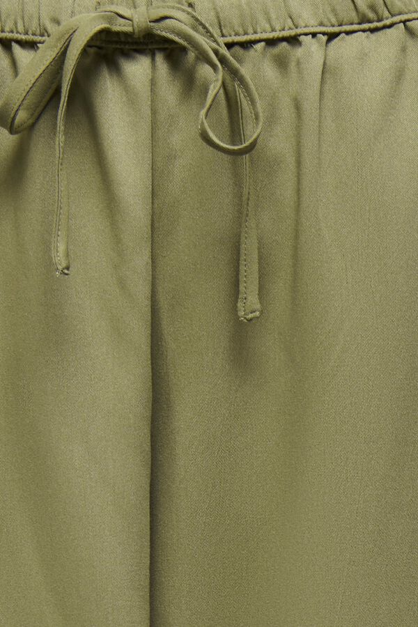 JDY Puffed long trousers nude