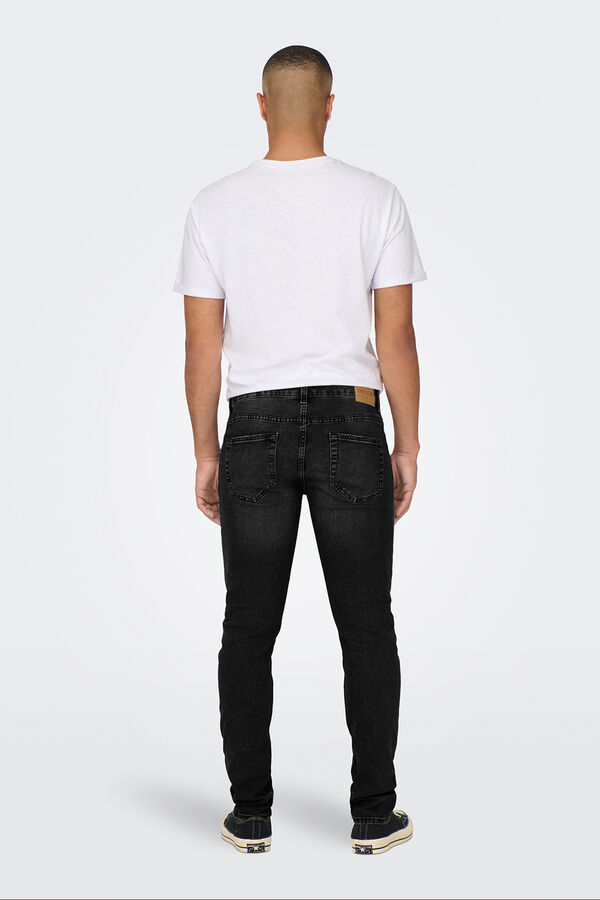 Only & Sons Jeans regular fit. black