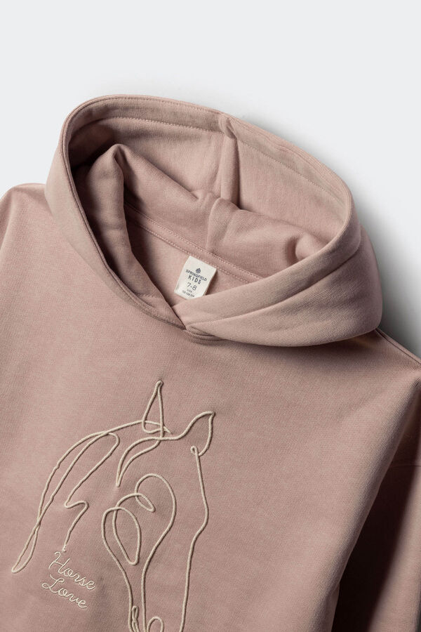 Springfield Kids Duks sa siluetom konja od kanapa za devojčice Roze