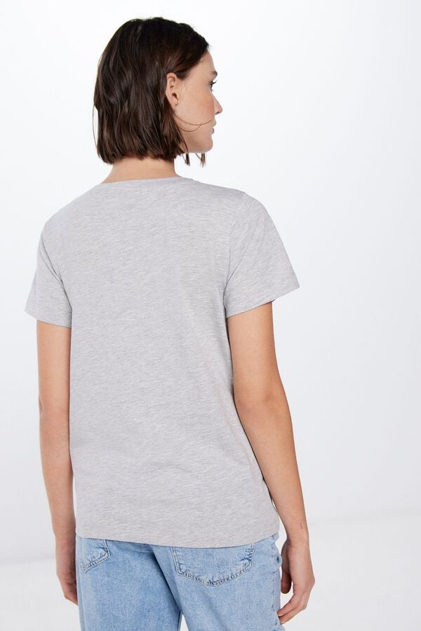 Springfield Camiseta "Rolling Stones" gris claro