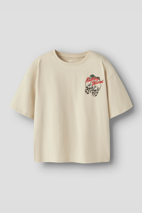 Name It Rolling Stone T-shirt brown