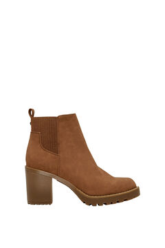 Only Chelsea-Stiefelette mit Absatz aus veganem Leder