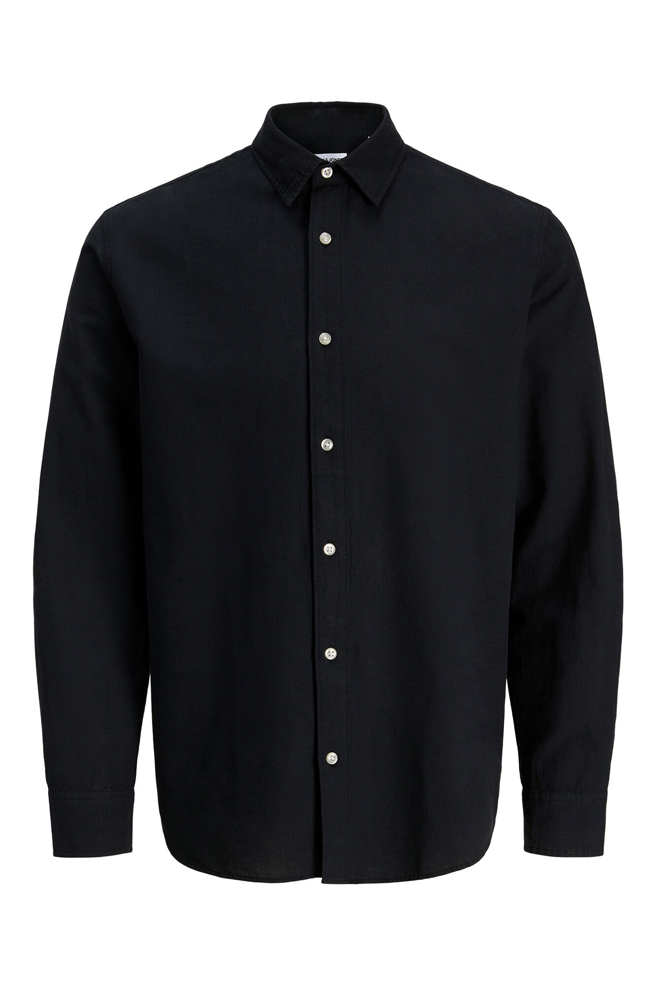 Jack & Jones Feines lang&auml;rmeliges Leinenhemd
