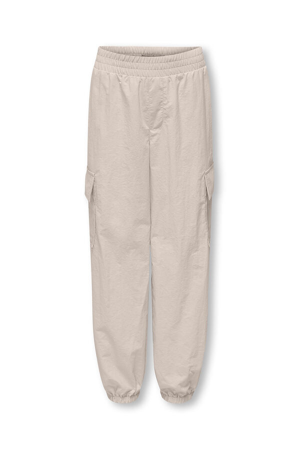 Only Girls Cal&ccedil;a cargo paraquedas para meninas cinzento