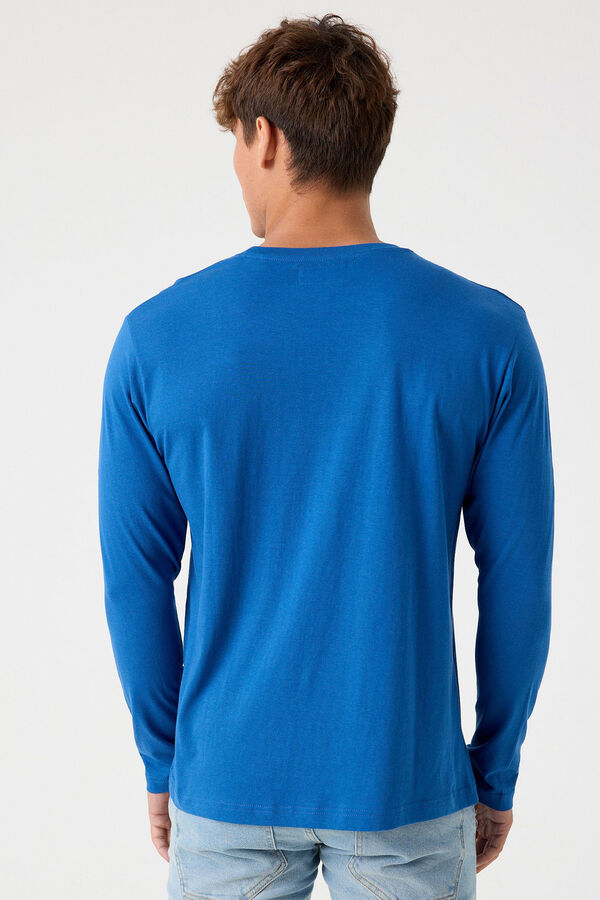 Springfield Basic-Shirt Logo azulado