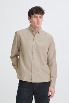 Blend Camisa oxford de manga comprida