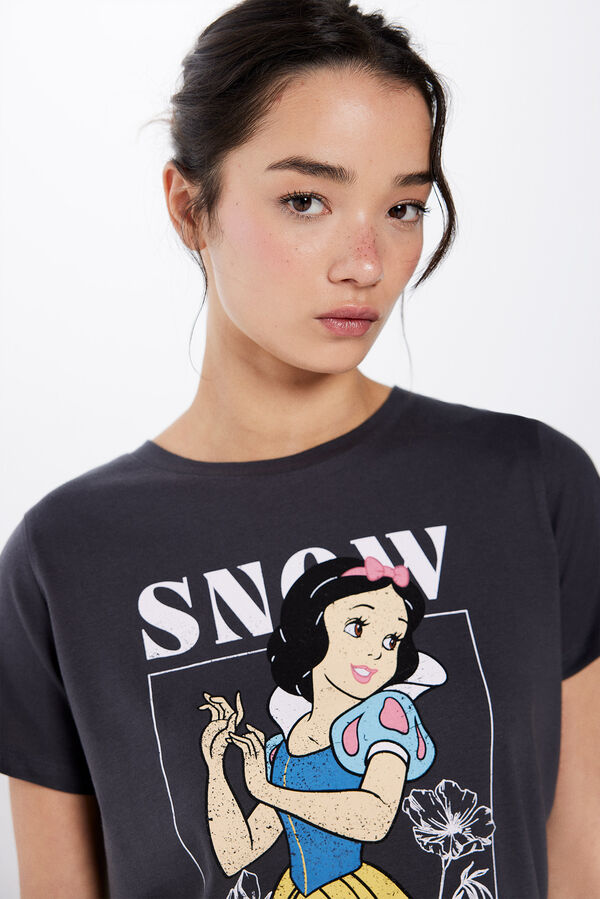 Springfield "Snow White" T-shirt ocher