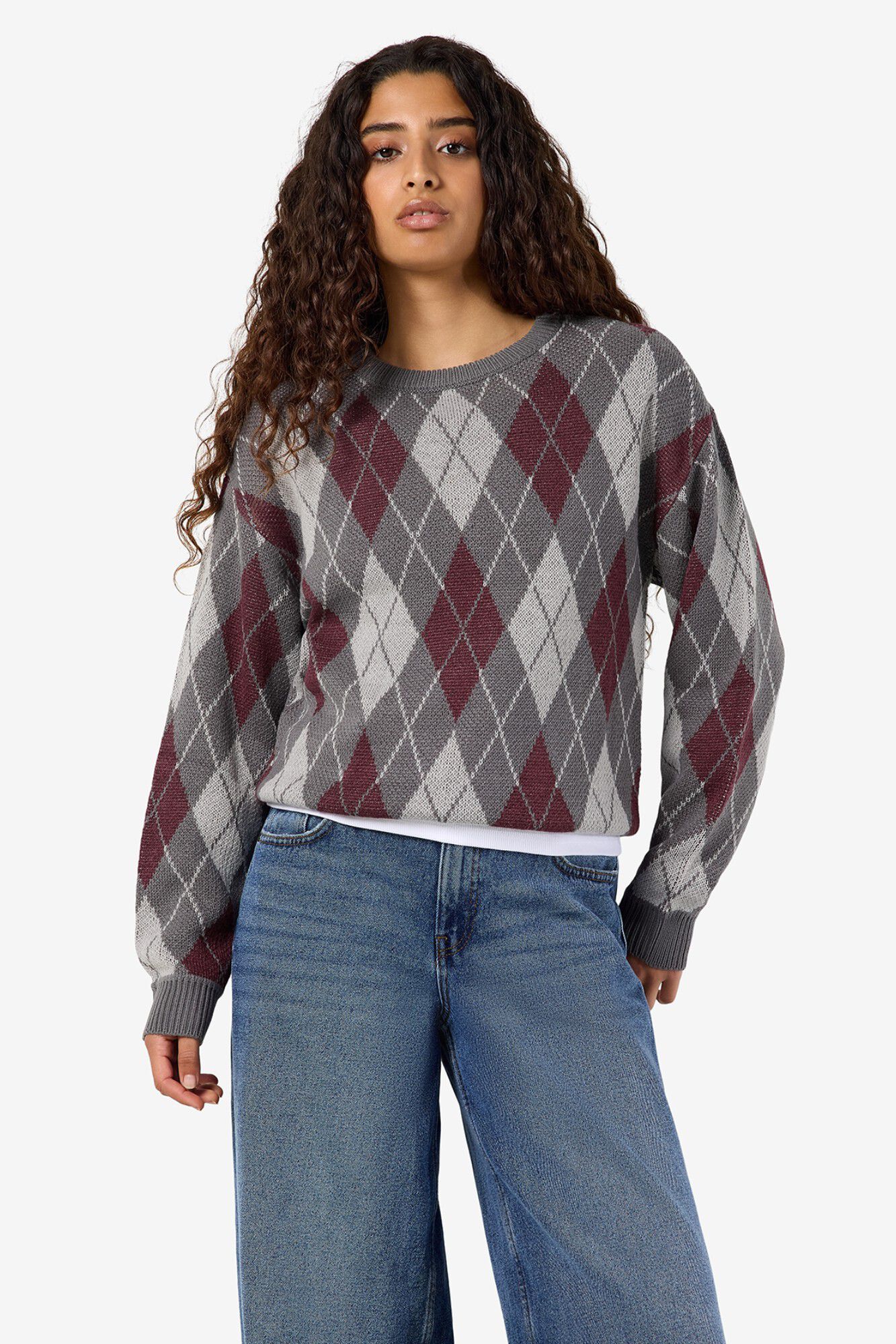 Noisy May Strickpullover mit Rundhalsausschnitt