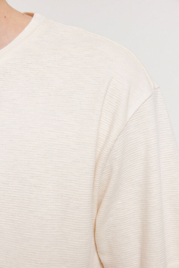 Springfield Textured T-shirt white