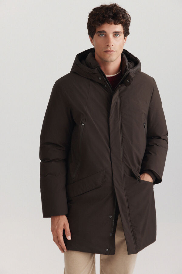 Springfield Thermal puffer parka brown