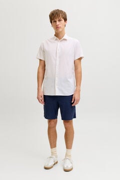 JJ REBEL Leinenhemd Comfort Fit