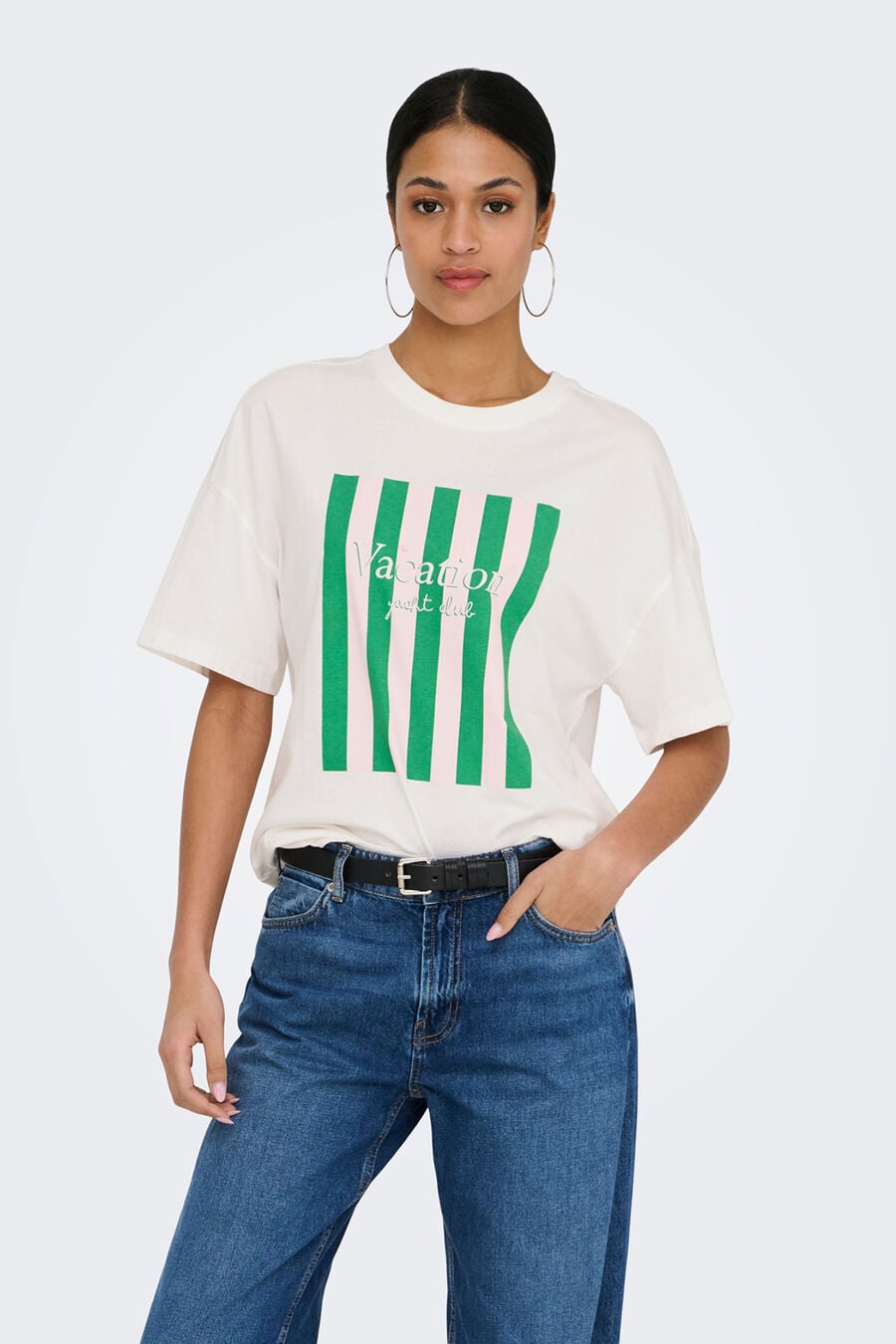 Camiseta oversize manga corta