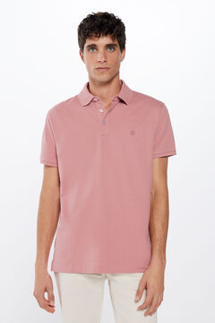 Springfield Poloshirt Piqué Slim Fit pink