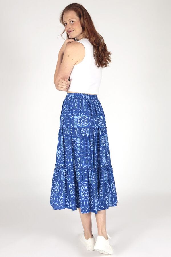 Springfield Printed skirt blue