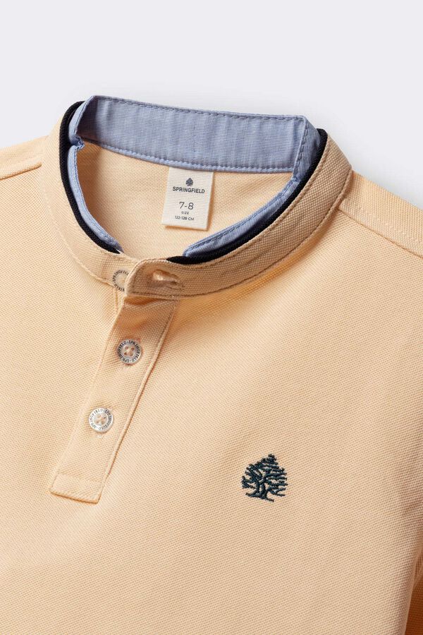 Springfield Kids Polo mao chambray ni&ntilde;o naranja