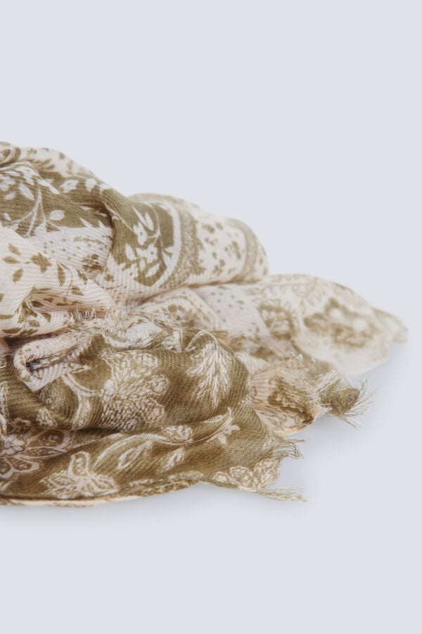 Springfield Multi-print scarf beige