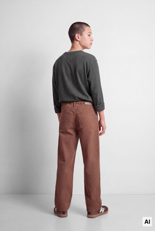 Springfield Kids Dečije pantalone 5B skater Braon