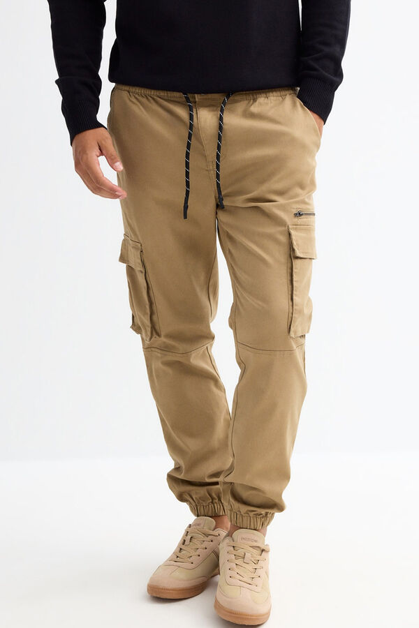Inside Jogger pants brown