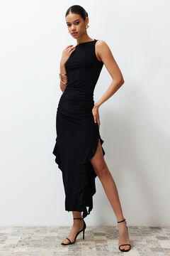 Trendyol Vestido largo abertura