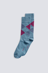 Springfield Diamond socks blue